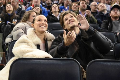 Millie Bobby Brown at NHL Game, February 2024 2