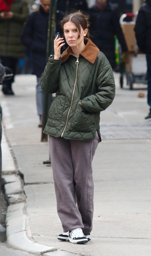 Millie Bobby Brown Wedding Dress Shopping Manhattan, February 2024