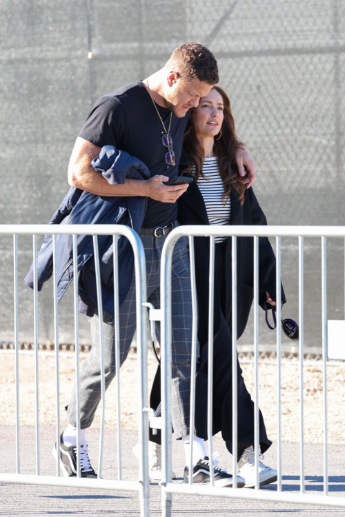 Minka Kelly and Dan Reynolds Arrive at Super Bowl in Las Vegas, February 2024 3