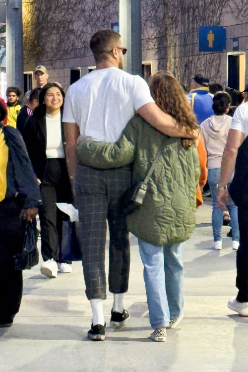 Minka Kelly and Dan Reynolds at LA Galaxy vs Inter-Miami Match Carson, February 2024 4