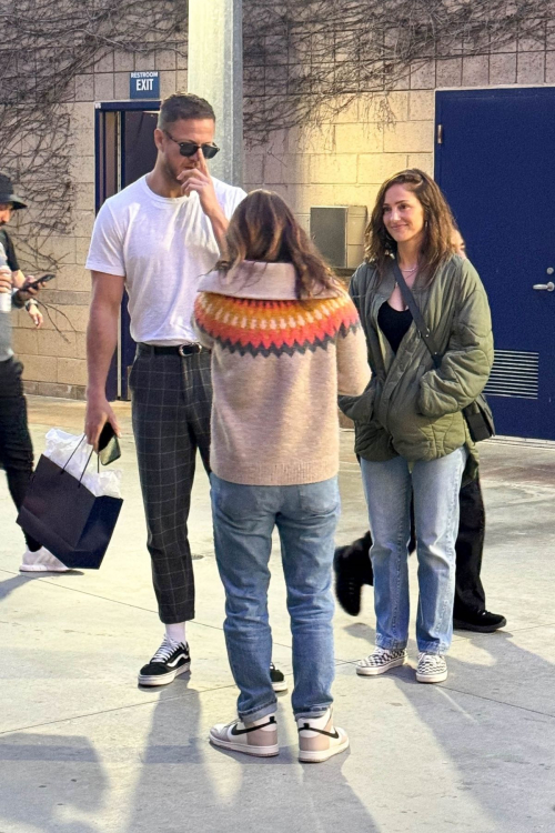 Minka Kelly and Dan Reynolds at LA Galaxy vs Inter-Miami Match Carson, February 2024 5