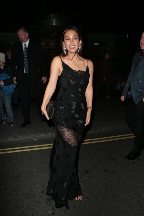 Myleene Klass Arrives at TV Choice Awards in London, February 2024