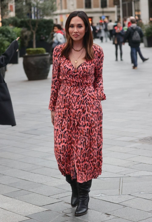 Myleene Klass Leaving Smooth Radio in London, February 2024