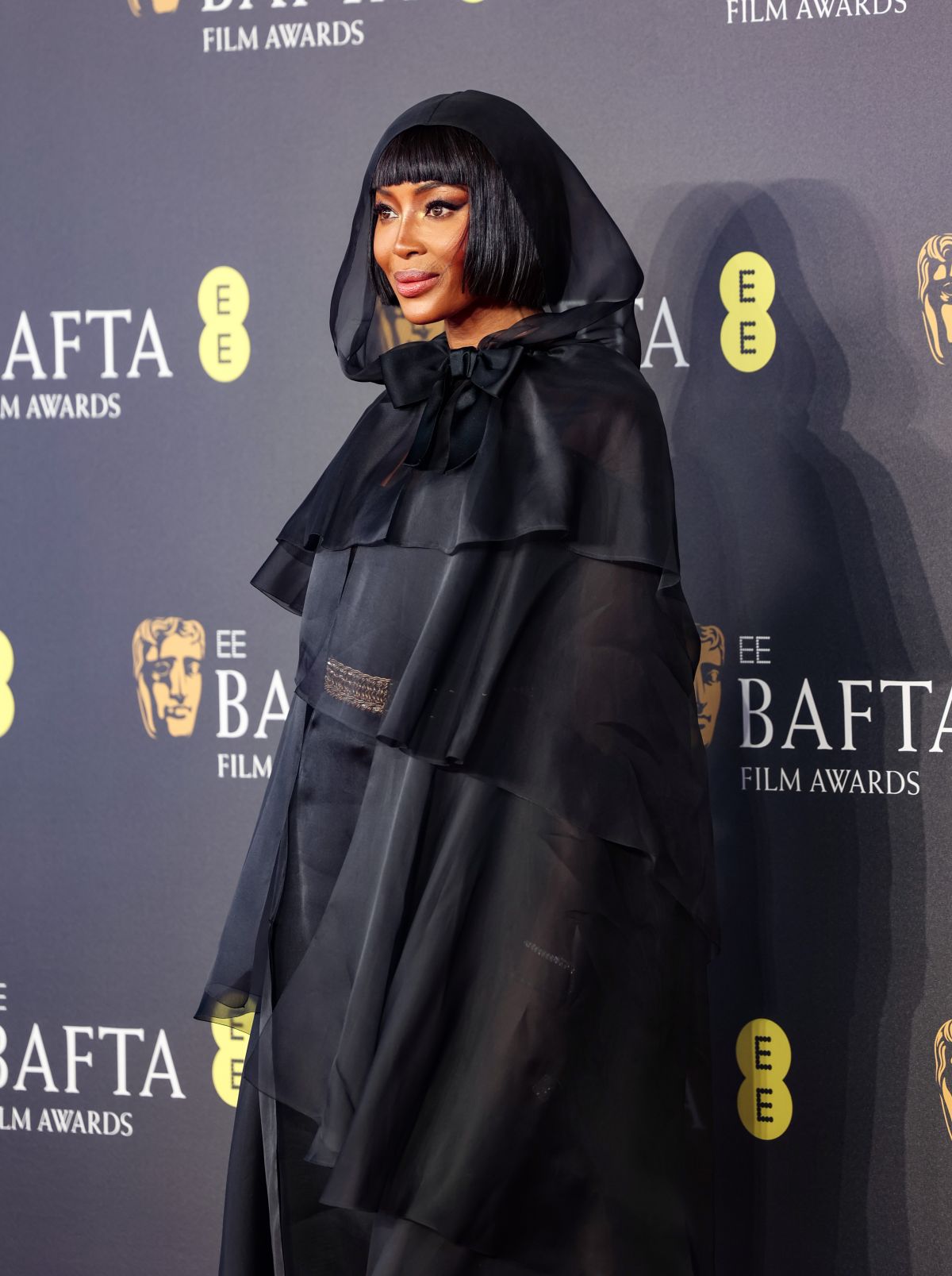 Naomi Campbell at EE Bafta Film Awards in London, February 2024