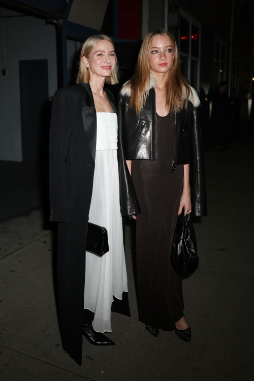 Naomi Watts and Kai Schreiber Arrive at Khaite Fashion Show, February 2024 3