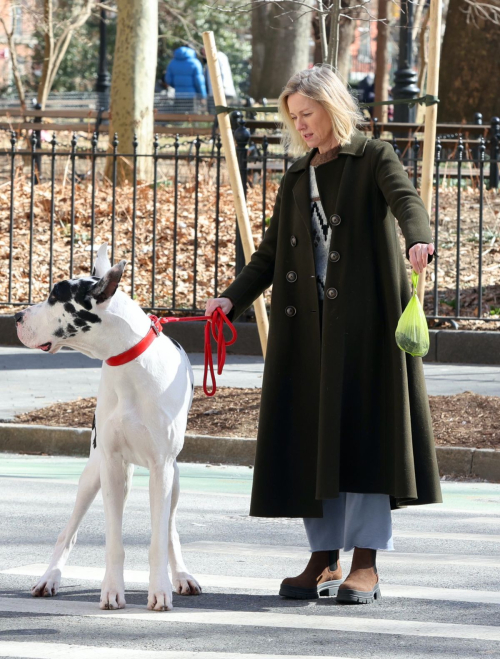 Naomi Watts on the Set of The Friend in Manhattan, February 2024 1