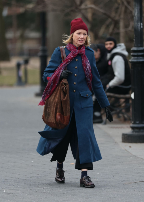 Naomi Watts on the Set of The Friend in Manhattan, February 2024 2