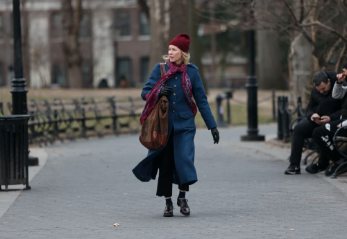 Naomi Watts on the Set of The Friend in Manhattan, February 2024 3