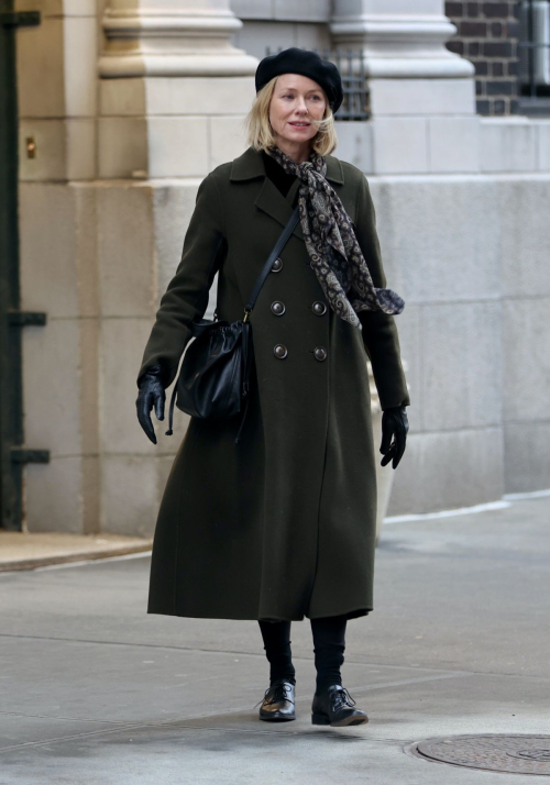 Naomi Watts on the Set of The Friend in Manhattan, February 2024 6