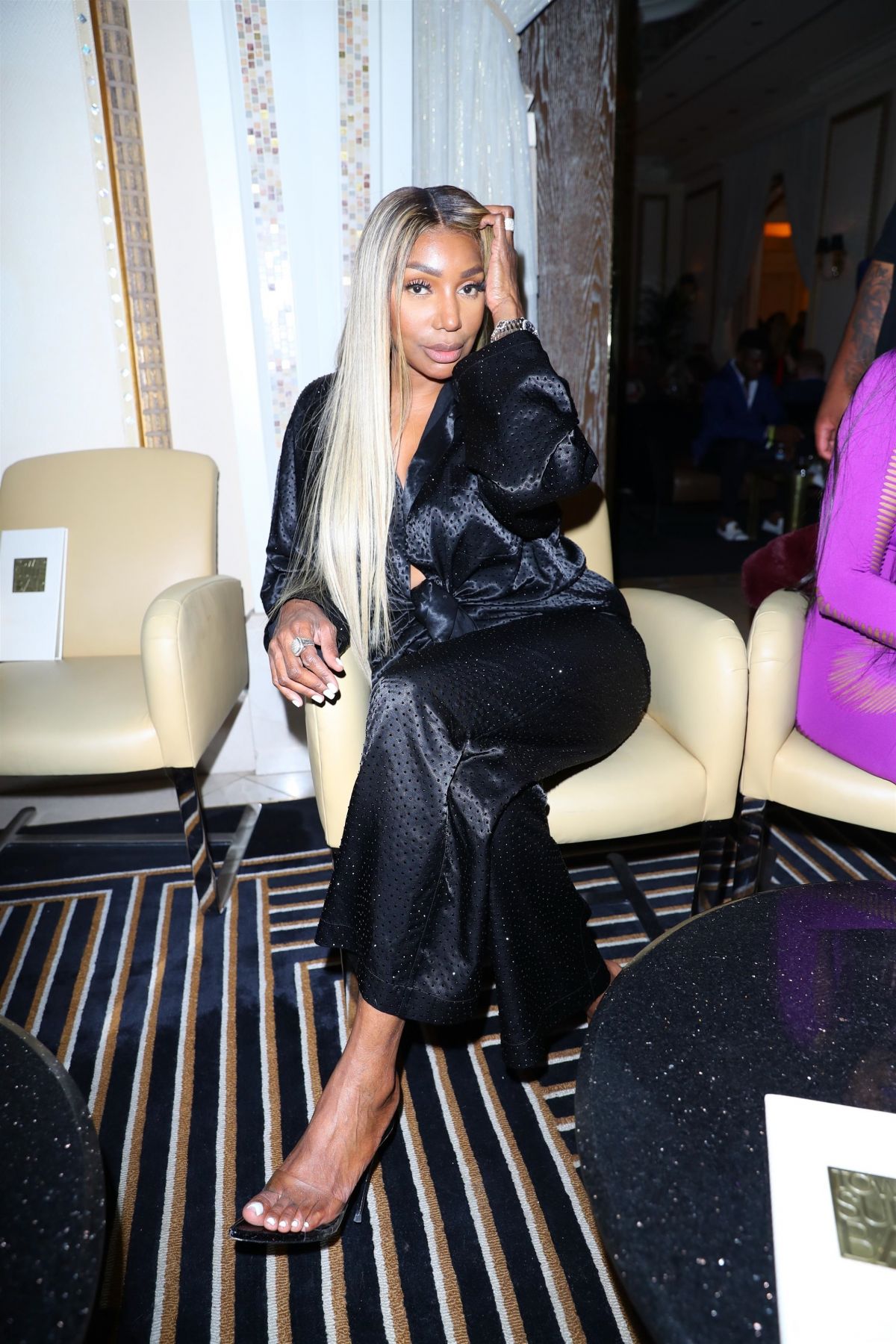 Nene Leakes at a Super Bowl Party at The Wynn Hotel in Las Vegas, February 2024