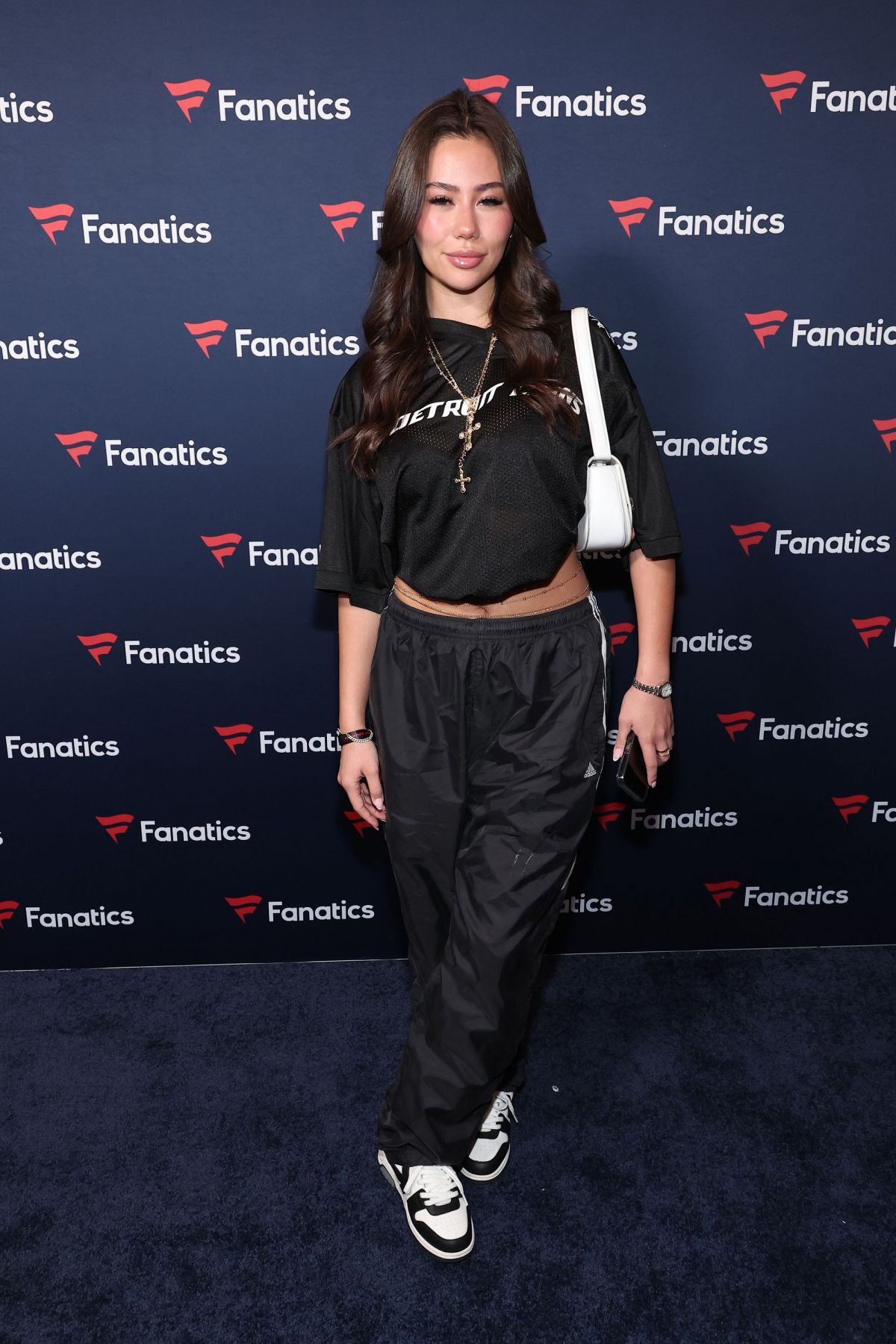 Nicole Anderson at Michael Rubin’s Fanatics Super Bowl Party, February 2024