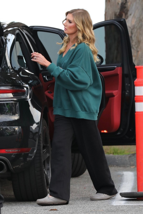 Nicole Young Filming Selling Sunset in Hollywood, February 2024