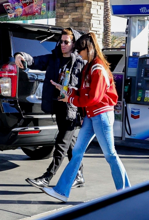 Nina Dobrev and Shaun White Head to Super Bowl in Las Vegas, February 2024 5