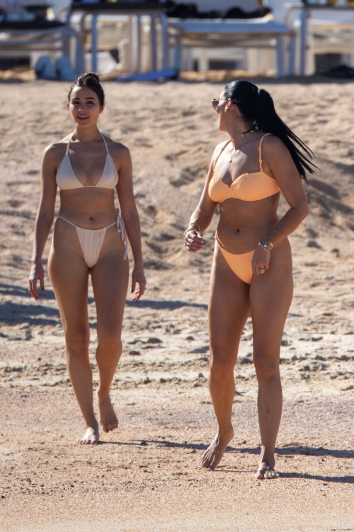 Olivia Culpo, Kristin Juszczyk, and Claire Colette in Bikinis at Cabo San Lucas Beach, February 2024 2