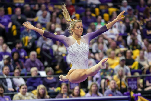 Olivia Dunne at Arkansas vs LSU Gymnastics Meet in Baton Rouge, February 2024 4