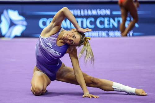 Olivia Dunne at Arkansas vs LSU Gymnastics Meet in Baton Rouge, February 2024 8