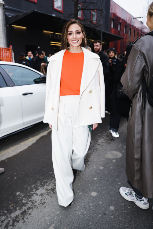 Olivia Palermo Arrives at Max Mara Fashion Show, Milan Fashion Week, February 2024 1