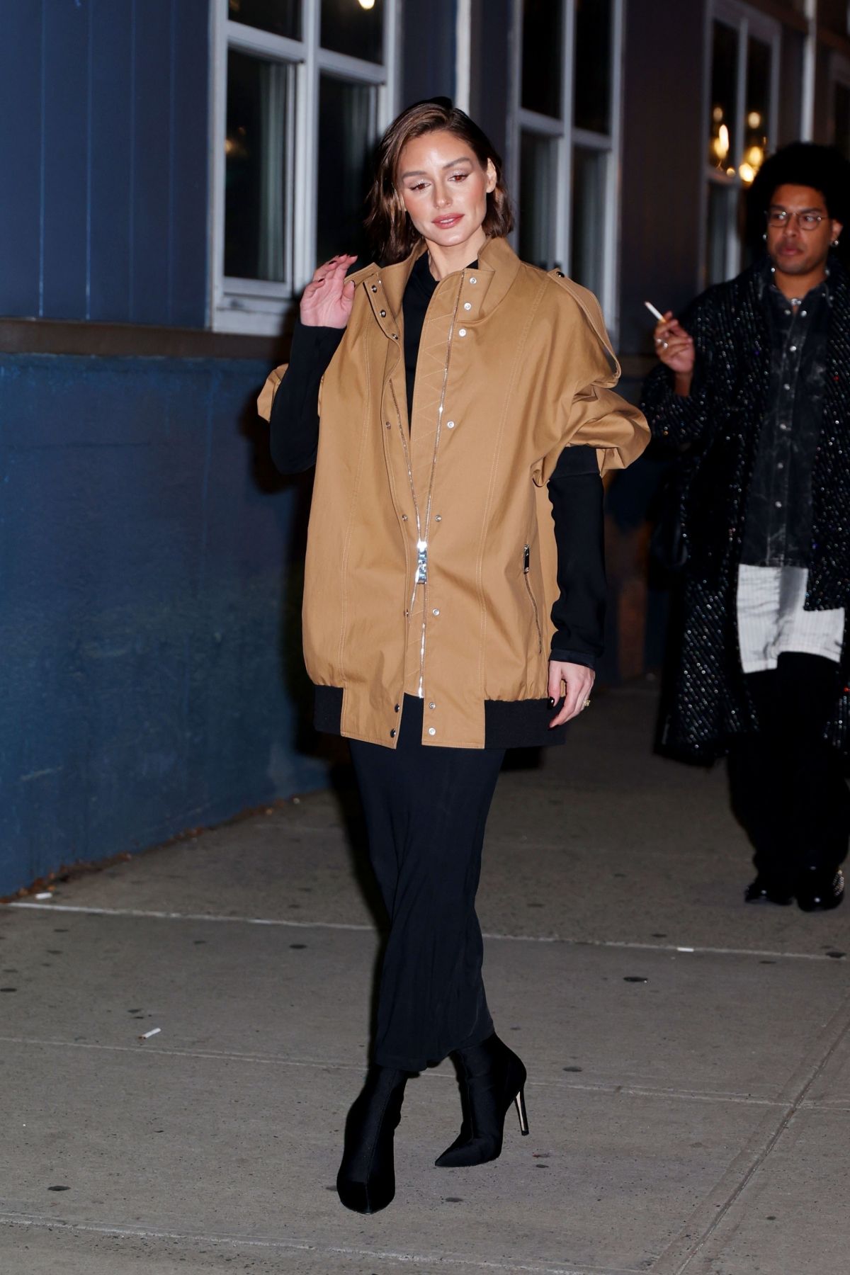 Olivia Palermo Leaves Khaite Fashion Show at NYFW, February 2024