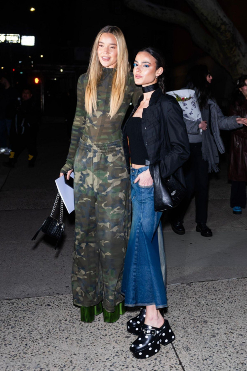 Olivia Ponton at Marc Jacobs Runway Show in New York, February 2024 6