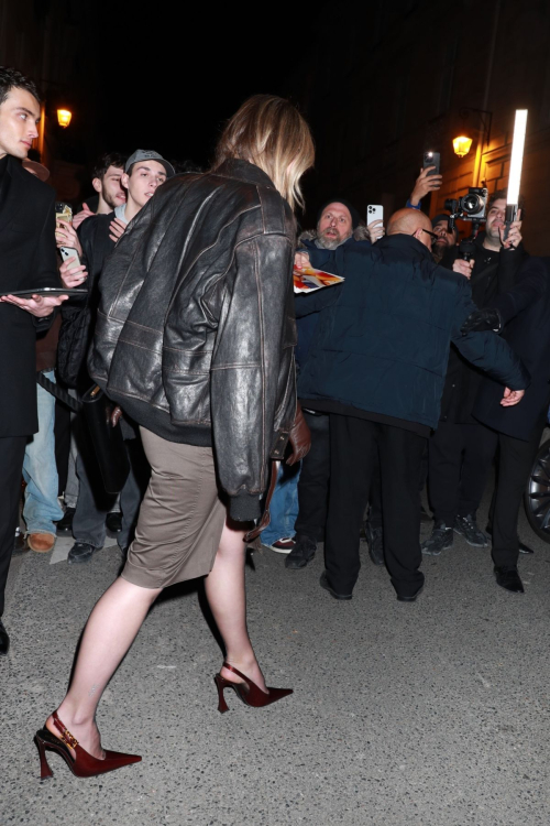 Olivia Wilde Leaves YSL Afterparty at Paris Fashion Week, February 2024 4