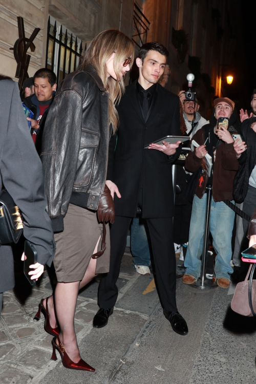 Olivia Wilde Leaves YSL Afterparty at Paris Fashion Week, February 2024 5