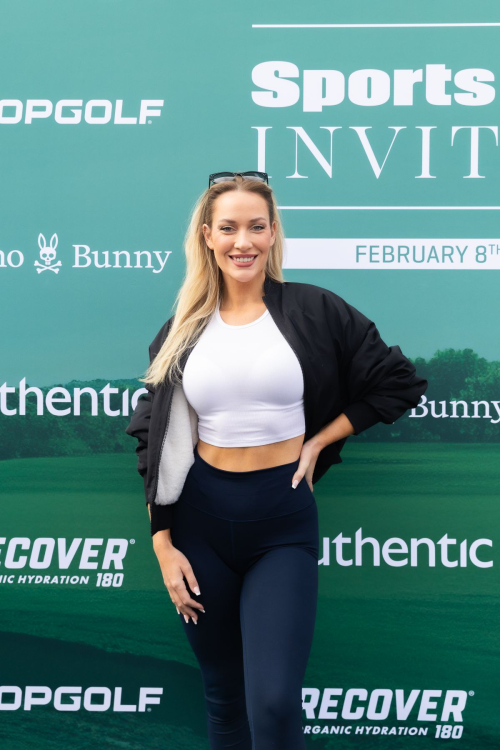 Paige Spiranac at Sports Illustrated Invitational in Las Vegas, February 2024 11