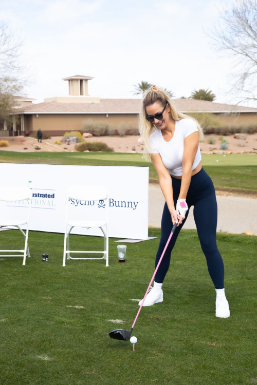 Paige Spiranac at Sports Illustrated Invitational in Las Vegas, February 2024 3