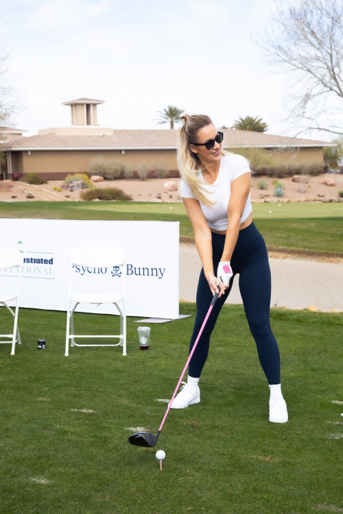 Paige Spiranac at Sports Illustrated Invitational in Las Vegas, February 2024 4