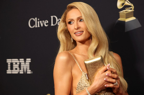 Paris Hilton at Clive Davis Pre-Grammy Gala in Los Angeles, February 2024 2