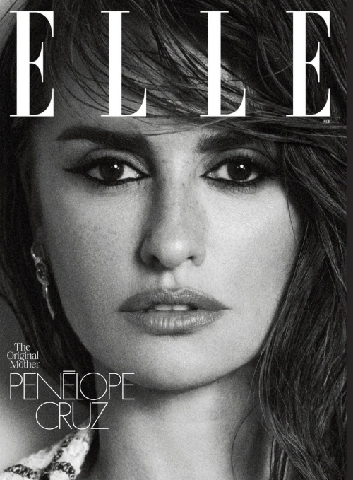 Penelope Cruz in Elle Magazine, February 2024