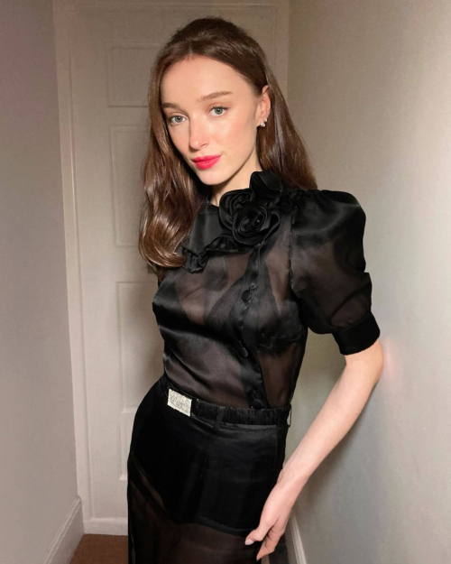 Phoebe Dynevor at Pre-Bafta Filmmakers Dinner Portrait, February 2024