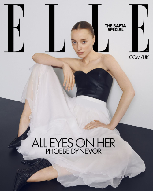 Phoebe Dynevor for Elle UK Bafta Special, February 2024