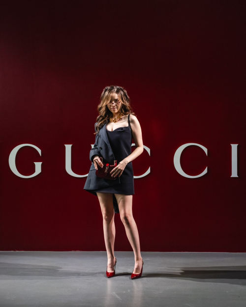 Pokimane at Gucci Fashion Show, February 2024 6