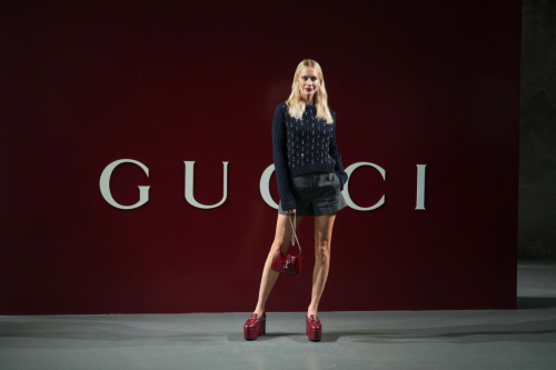 Poppy Delevingne at Gucci Show, Milan Fashion Week, February 2024 3