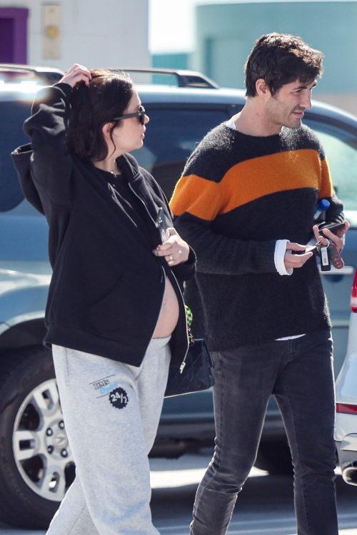 Pregnant Ashley Benson and Brandon Davis Out in Los Angeles, February 2024 4