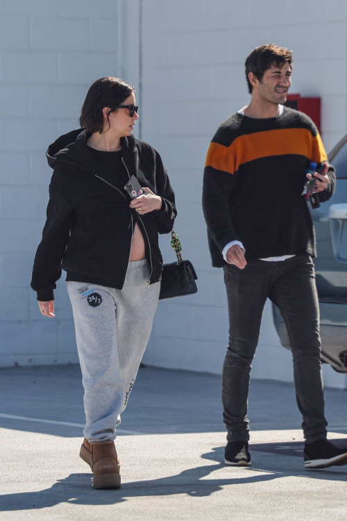 Pregnant Ashley Benson and Brandon Davis Out in Los Angeles, February 2024 6