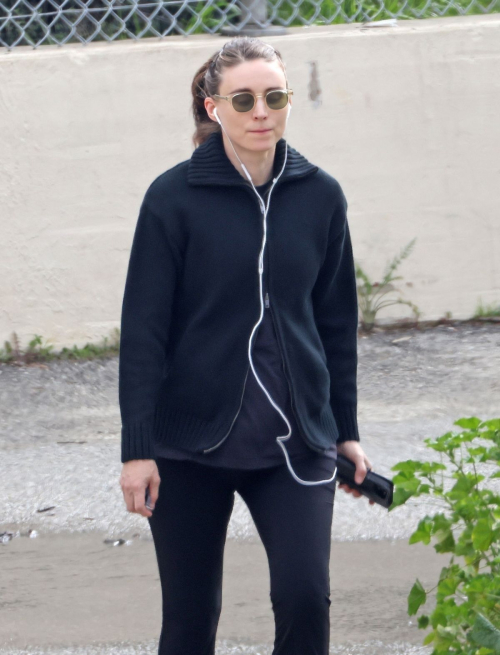 Pregnant Rooney Mara Out in Hollywood, February 2024 1