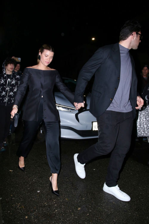 Pregnant Sofia Richie and Elliot Grainge Leaving Warner Bros Music Pre-Grammy Party, February 2024 2