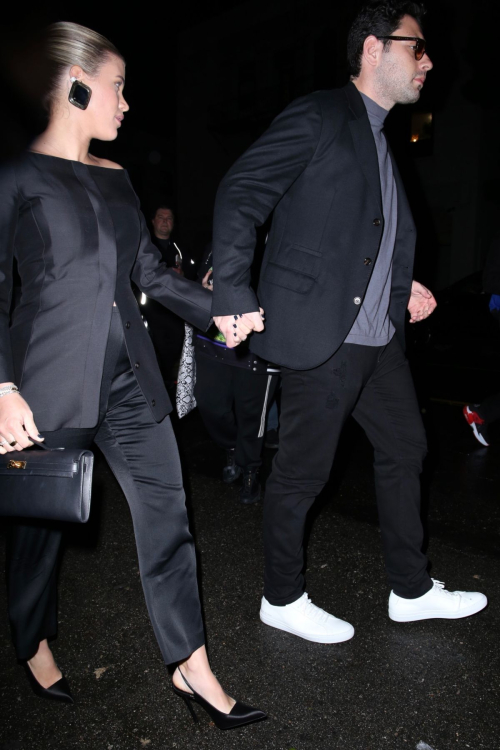 Pregnant Sofia Richie and Elliot Grainge Leaving Warner Bros Music Pre-Grammy Party, February 2024 3