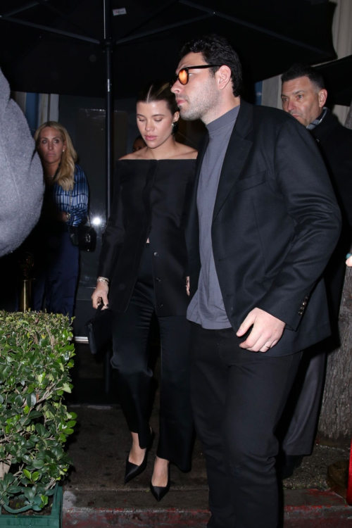 Pregnant Sofia Richie and Elliot Grainge Leaving Warner Bros Music Pre-Grammy Party, February 2024 4