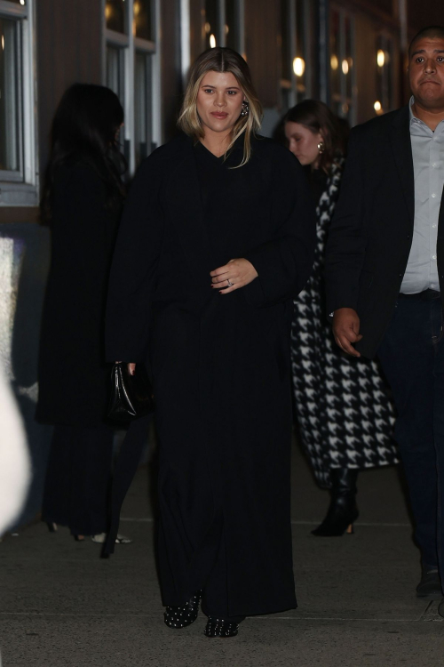 Pregnant Sofia Richie Leaves Khaite Fashion Show at NYFW, February 2024 2