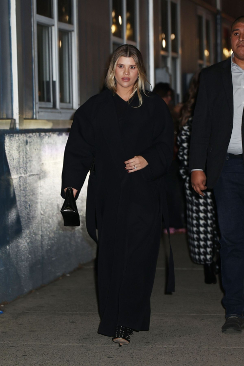 Pregnant Sofia Richie Leaves Khaite Fashion Show at NYFW, February 2024 3