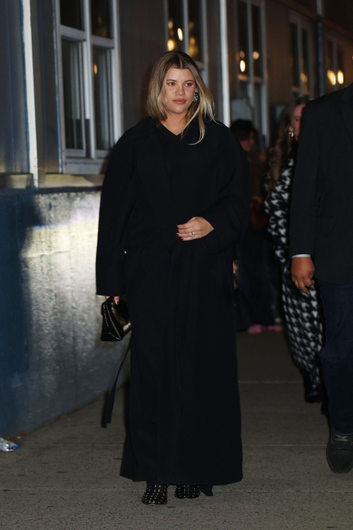 Pregnant Sofia Richie Leaves Khaite Fashion Show at NYFW, February 2024 4