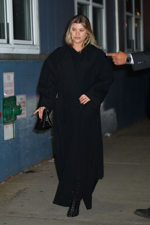 Pregnant Sofia Richie Leaves Khaite Fashion Show at NYFW, February 2024 5