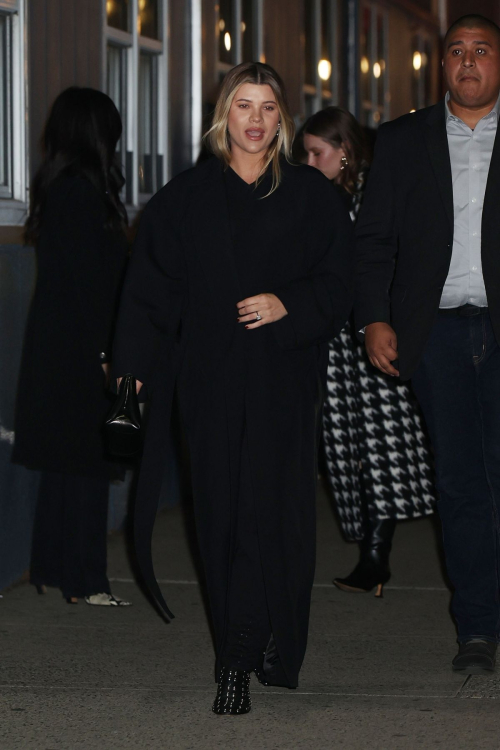 Pregnant Sofia Richie Leaves Khaite Fashion Show at NYFW, February 2024 6