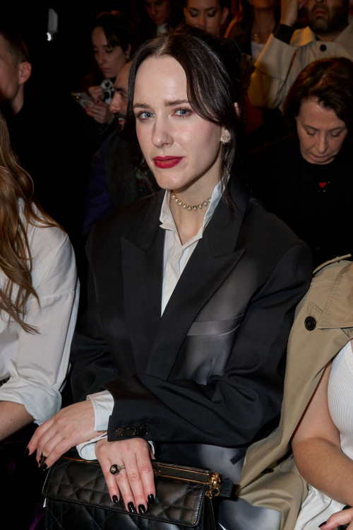 Rachel Brosnahan at Christian Dior FW24 Show at Paris Fashion Week, February 2024 1