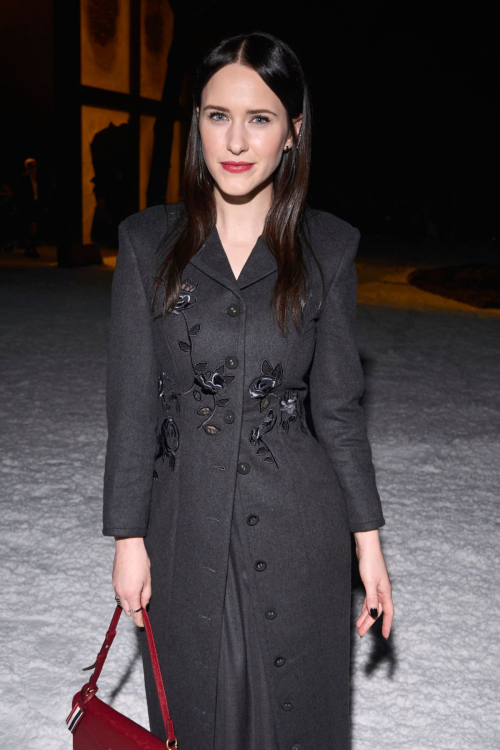 Rachel Brosnahan at Thom Browne Fashion Show at New York Fashion Week, February 2024