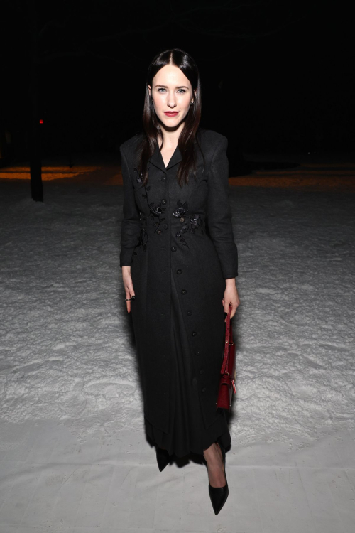 Rachel Brosnahan at Thom Browne Fashion Show at New York Fashion Week, February 2024 1