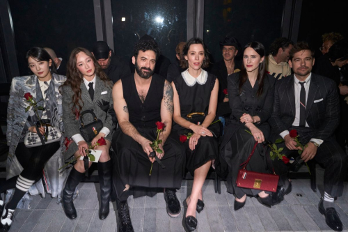 Rachel Brosnahan at Thom Browne Fashion Show at New York Fashion Week, February 2024 2