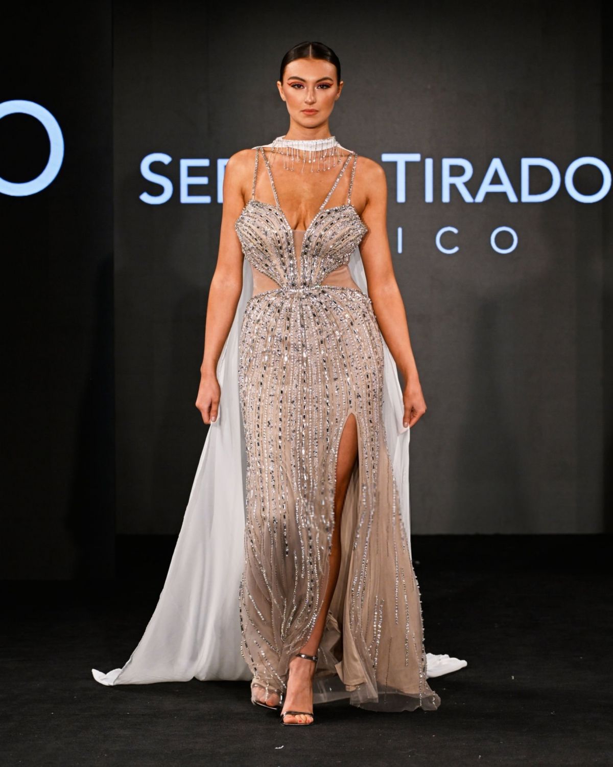 Rachel Pizzolato Walks Runway at Sergio Tirado Fashion Show at NYFW, February 2024